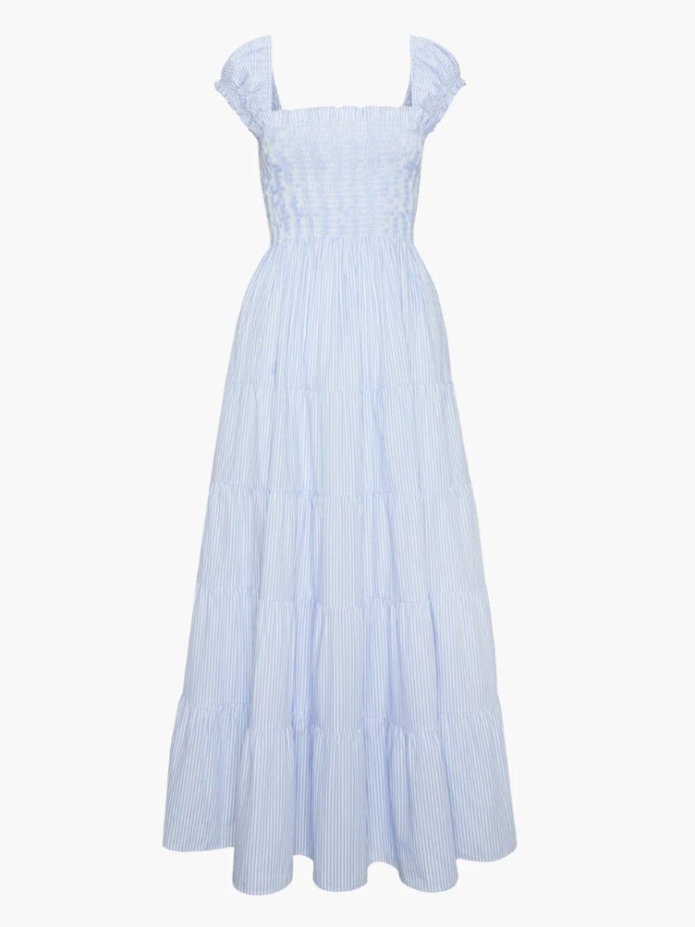 Hill House Stella Nap Dress (Blue/White)